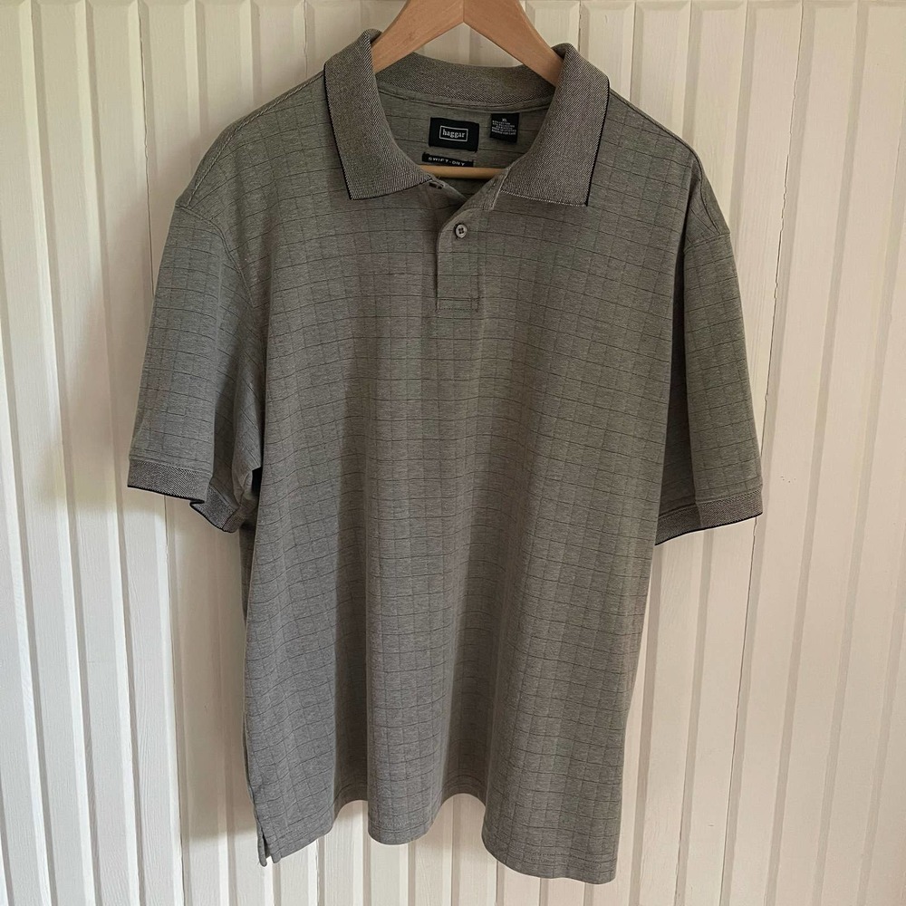 Haggar SwiftDry Golf Polo Shirt Mens XL